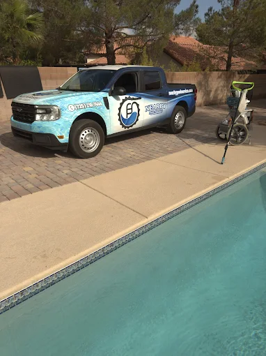 Nearby Pool Service team — licensed, CPO-certified Las Vegas pool professionals